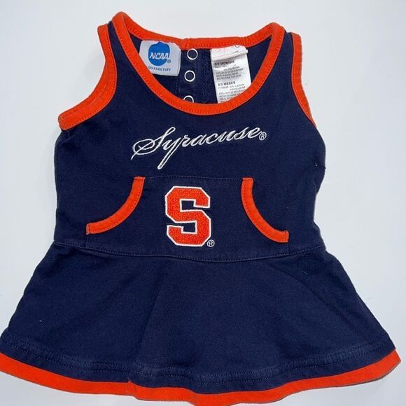 🛍 CUTE Little GIRLS SYRACUSE FAN DRESS SIZE 0-3 MONTHS 🛍 - Picture 1 of 4